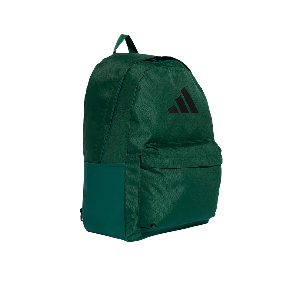 Рюкзак унисекс Adidas Classic 3 Bar Logo — цвет зеленый, размер единый размер