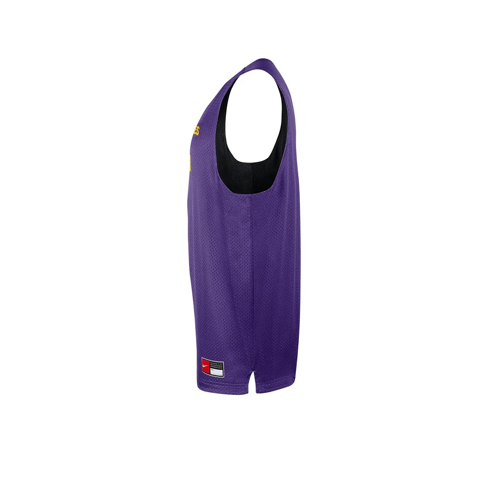 Nike Los Angeles Lakers Courtside Men's Basketball Tank — цвет фиолетовый, размер 2XL (американский размер)