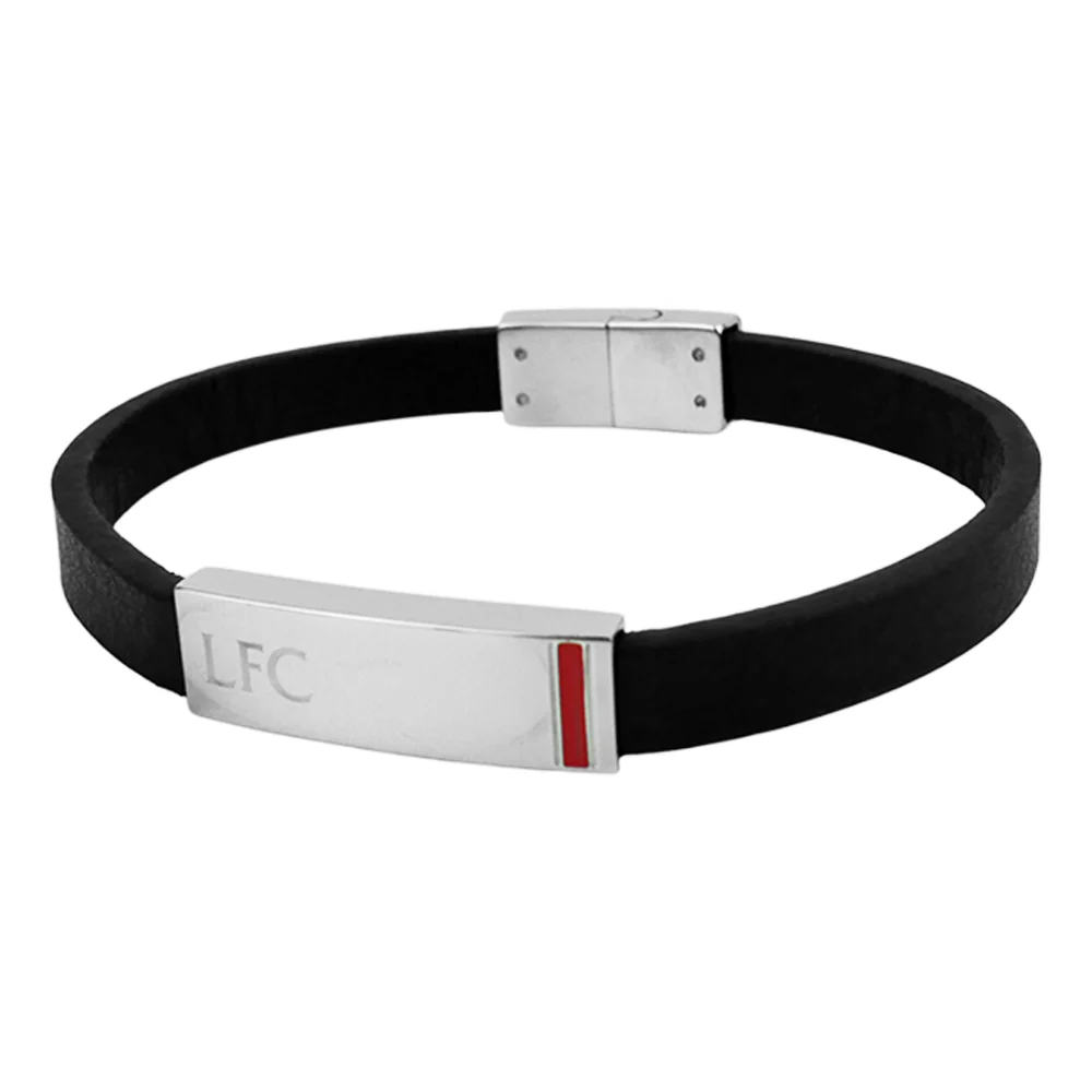 LFC Leather Unisex Bracelet - Black - ONE SIZE