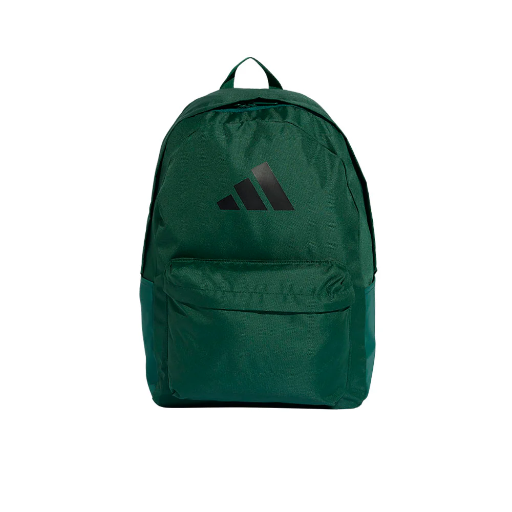Рюкзак унисекс Adidas Classic 3 Bar Logo — цвет зеленый, размер единый размер