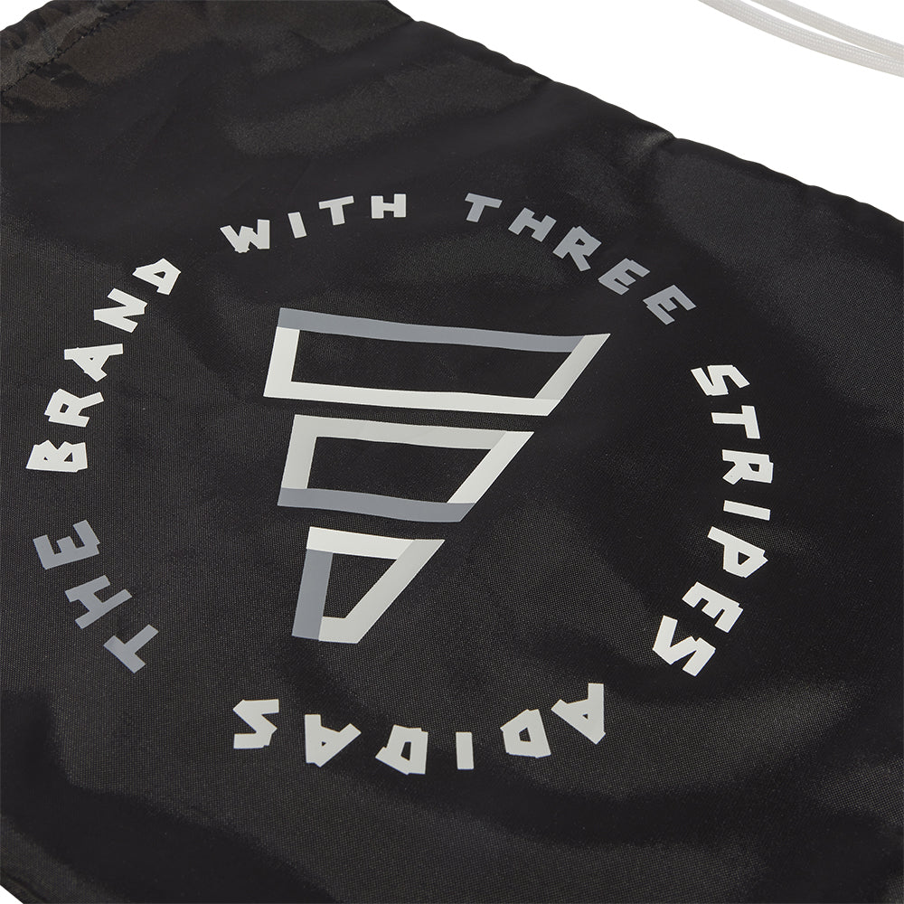 ADIDAS ORIGINALS Tape Unisex Gym Sack - Black - ONE SIZE