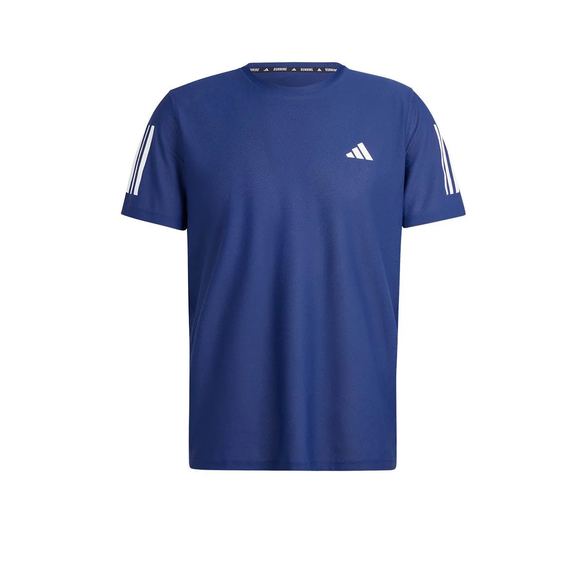 ADIDAS Own The Run Men's Running T-shirt - Blue - 2XL (ASIAN SIZE)