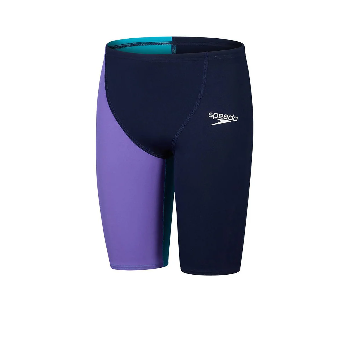 SPEEDO Fastskin Endurance+ High Waisted Jammer Boys Swim Shorts - Blue - US 24