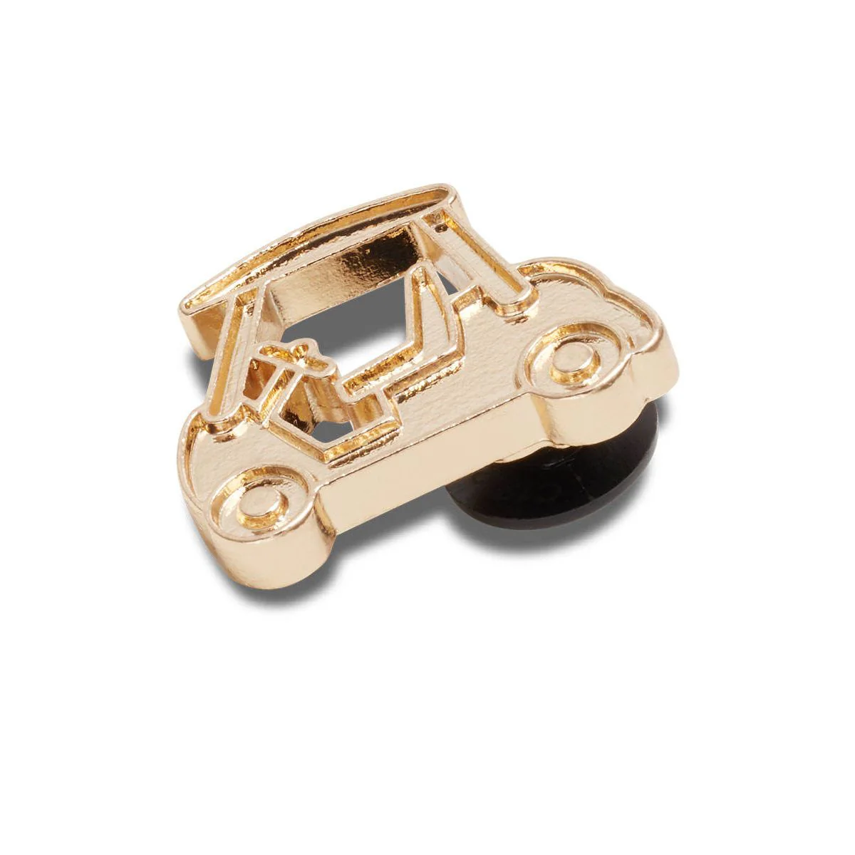 CROCS Jibbitz Gold Golf Cart Shoes Charm - Gold - ONE SIZE