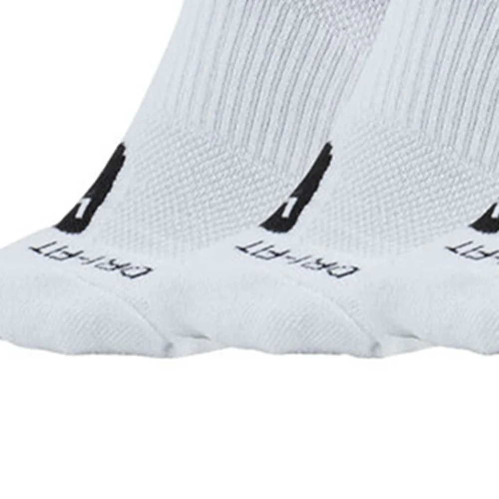 NIKE Everyday Crew (3 Pairs) Men's Basketball Socks - White - L (US SIZE)
