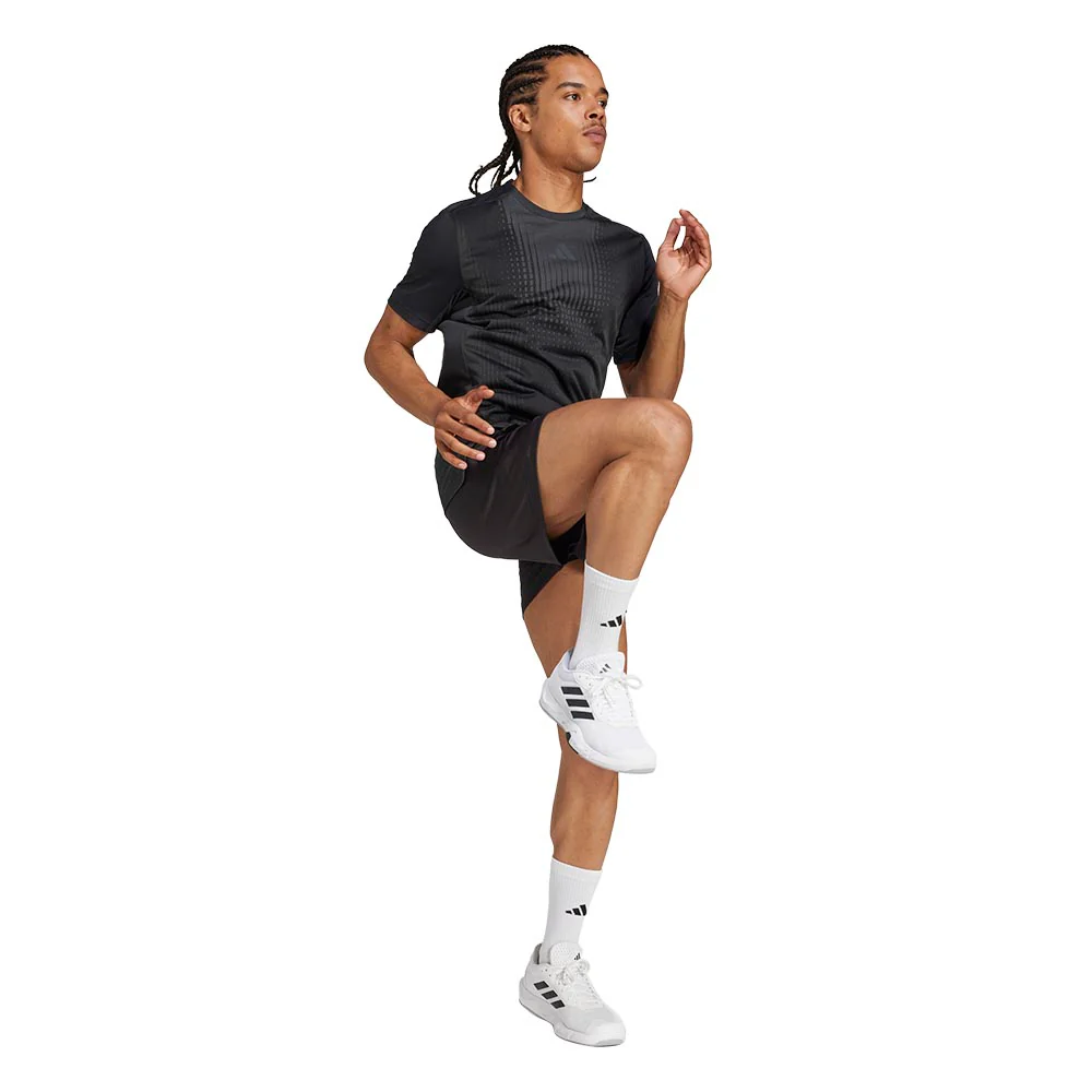 ADIDAS Airchill Men's Training T-Shirt - Black - 2XL (ASIAN SIZE)