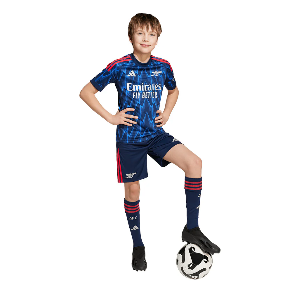 ADIDAS Kids Arsenal Away 2025/26 Football Shorts - Blue - 128 CM