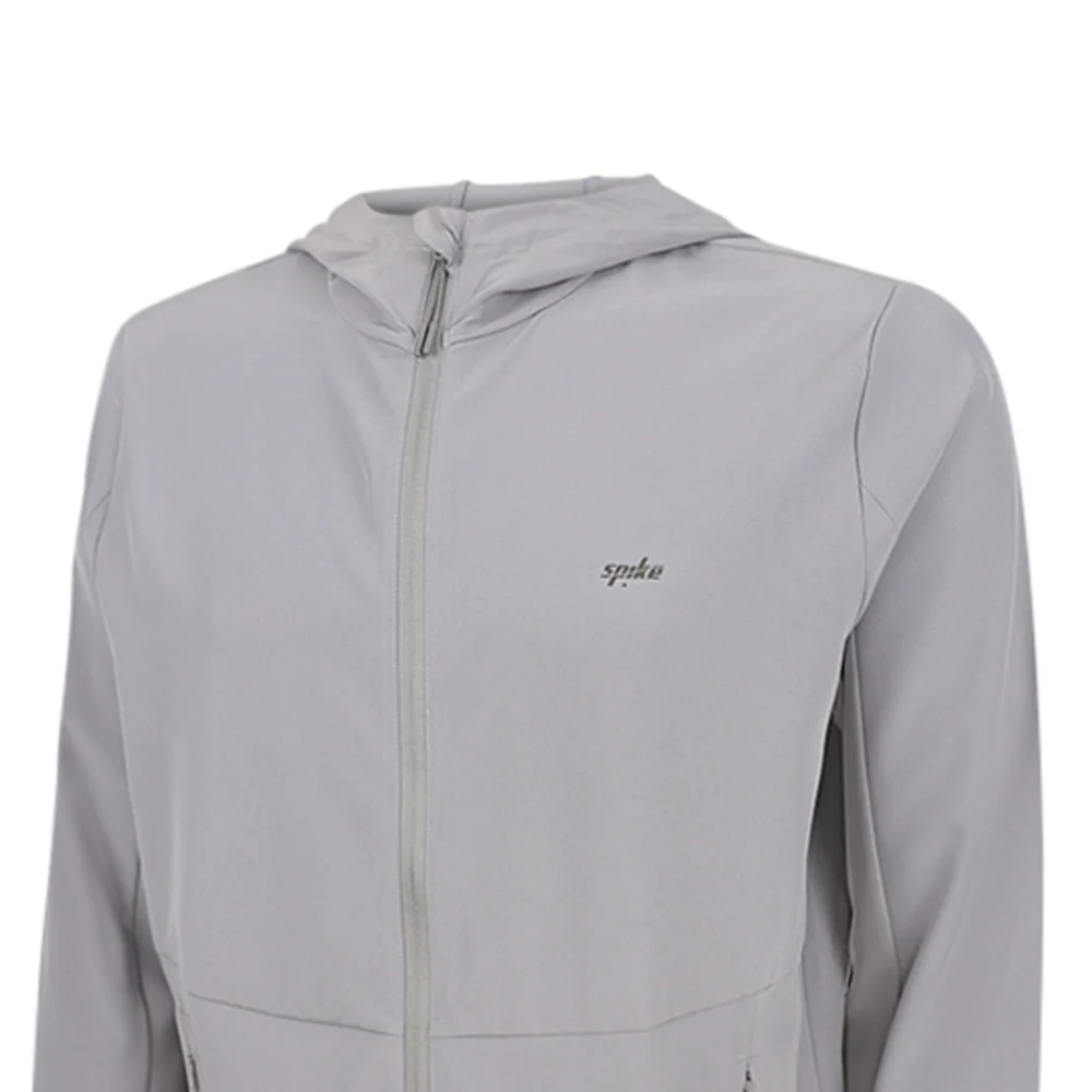 SPIKE Grey Men's Running Jacket - Grey - L
