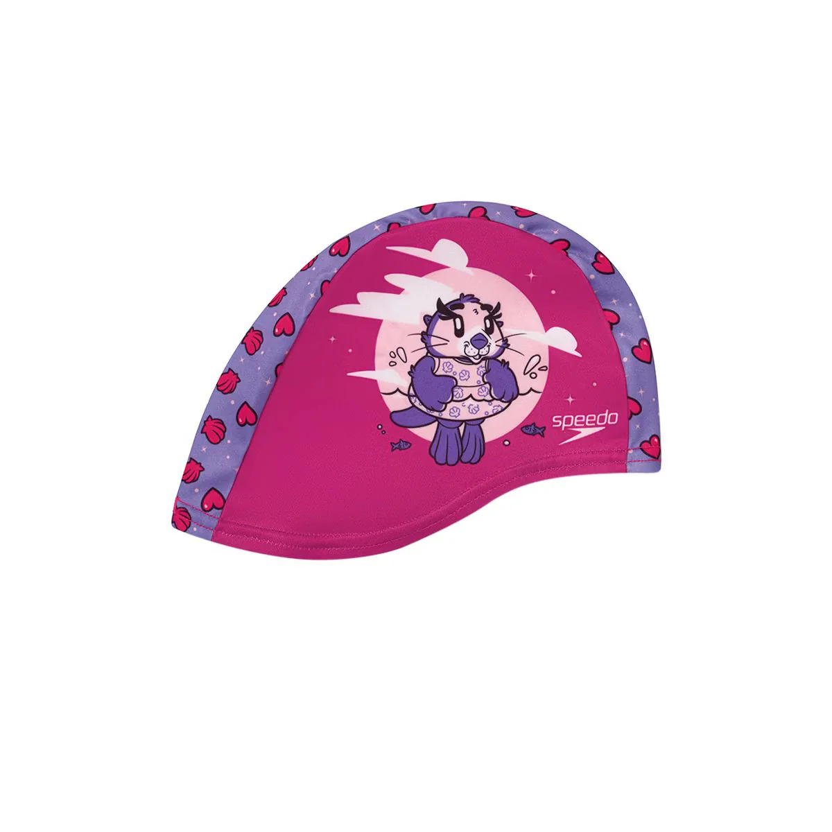 Детская кепка Speedo Printed Polyester Swim — цвет розовый, размер единый размер