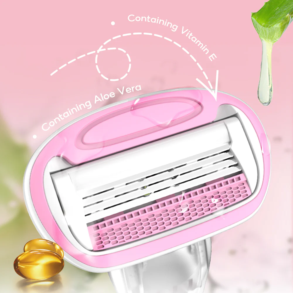 Oni 4 Blades Smooth Razor Set [1Razor + 1Refill] — 1Razor + 1Refill