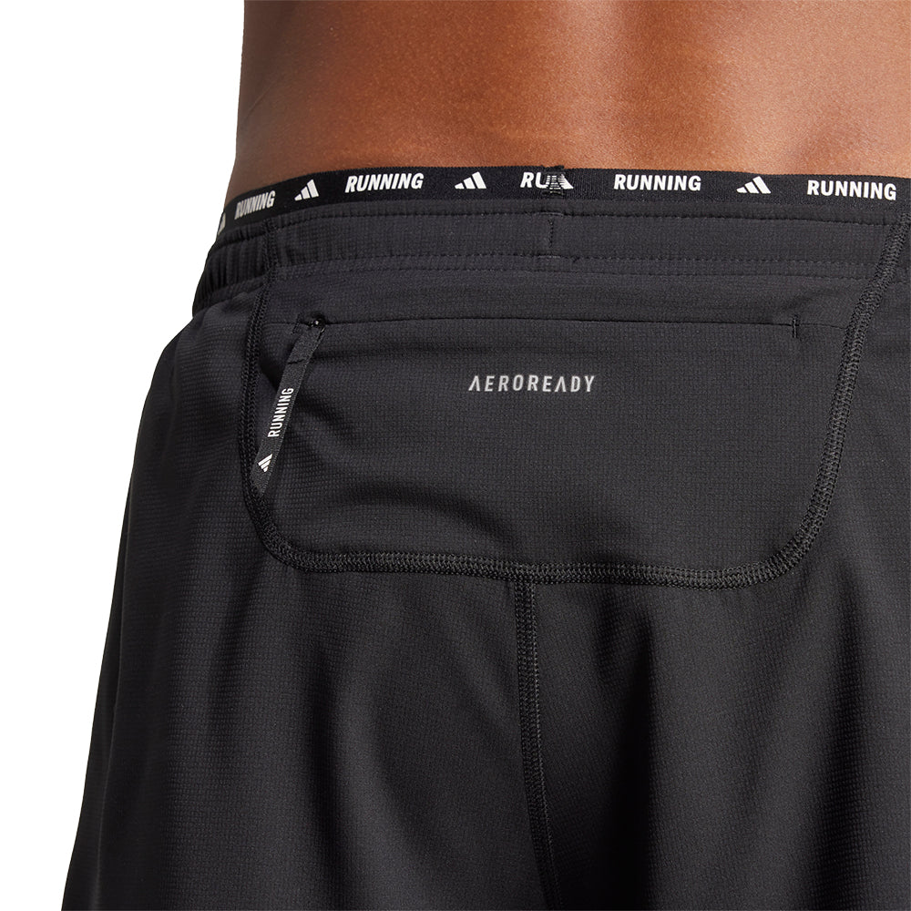 ADIDAS Own the Run 3-Stripes Men's Running Shorts - Black - 2XL (ASIAN SIZE)