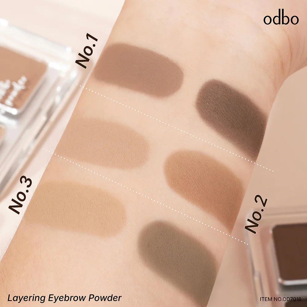 Odbo Layering Eyebrow Powder — OD7018-01, 2.6 г