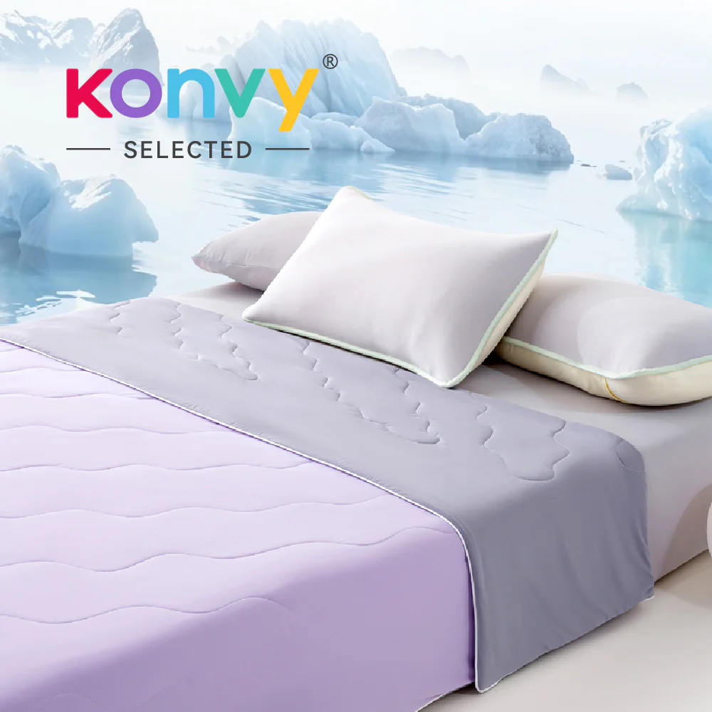 Konvy Cool-Summer Blanket - #Green & Pink