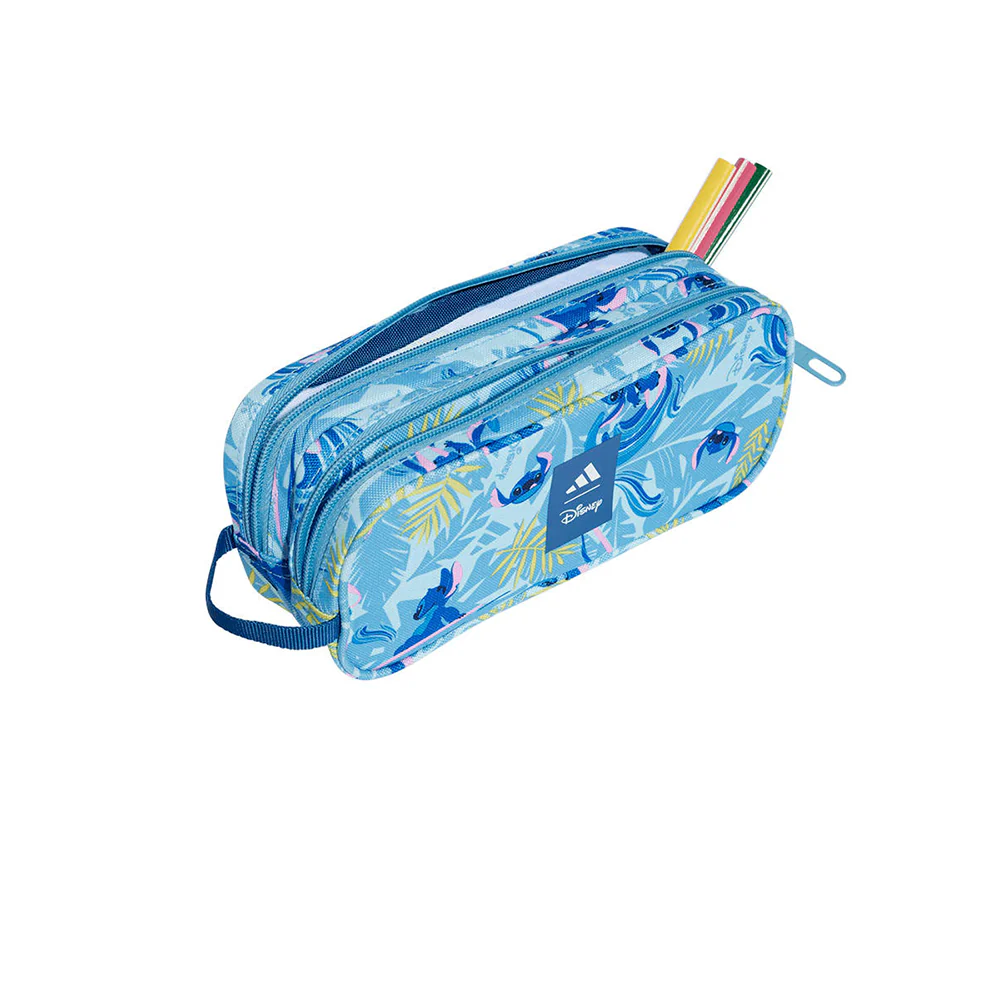 ADIDAS Disney Lilo & Stitch Allover Print Kids Pencil Case - Blue - ONE SIZE