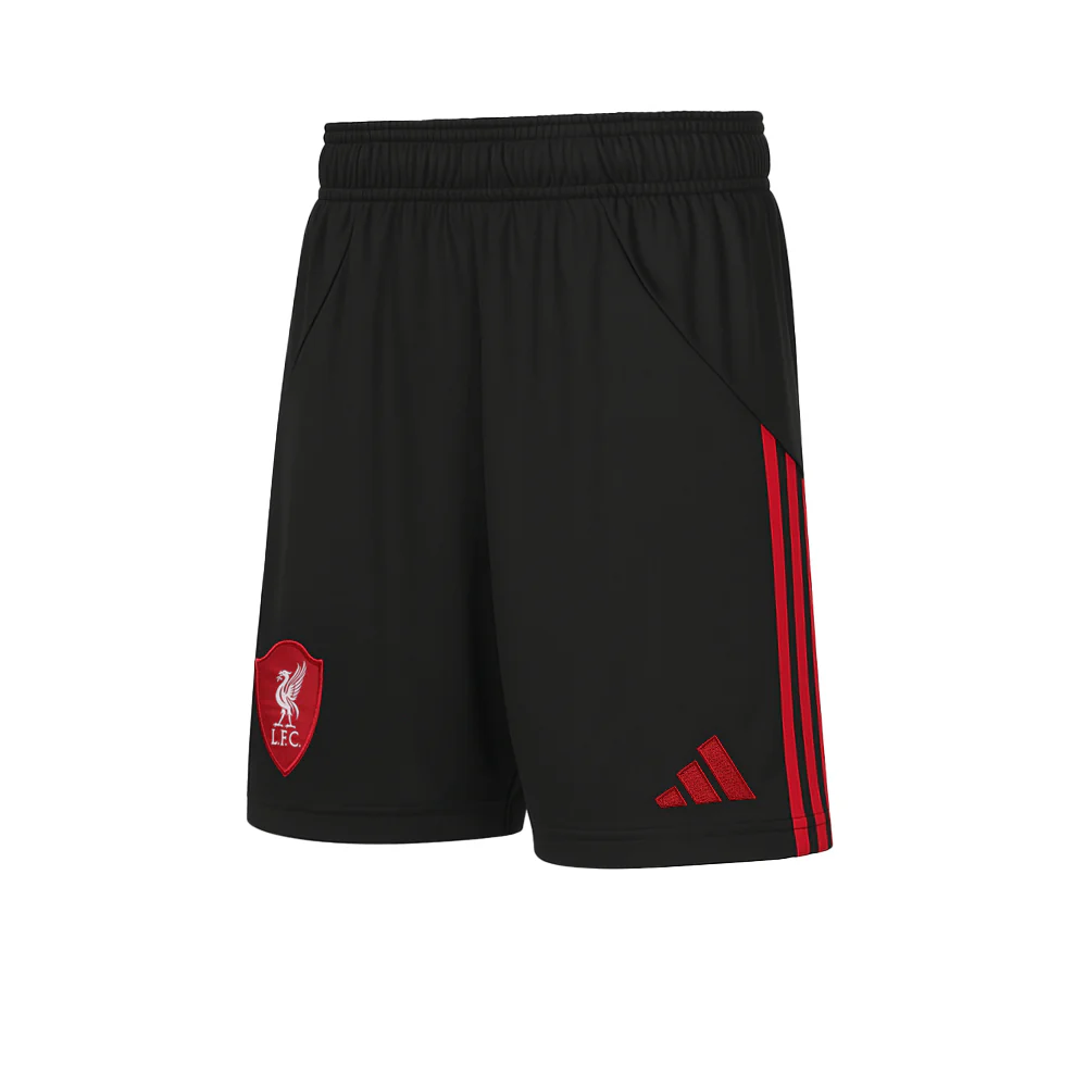 ADIDAS Kids Liverpool FC Away 2025/26 Football Shorts - Black - 128 CM