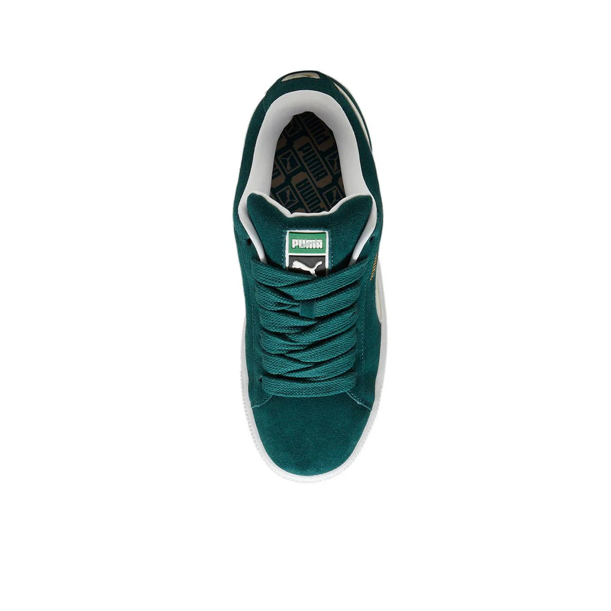 Повседневные кроссовки унисекс Puma Suede XL — цвет зеленый, размер UK 10