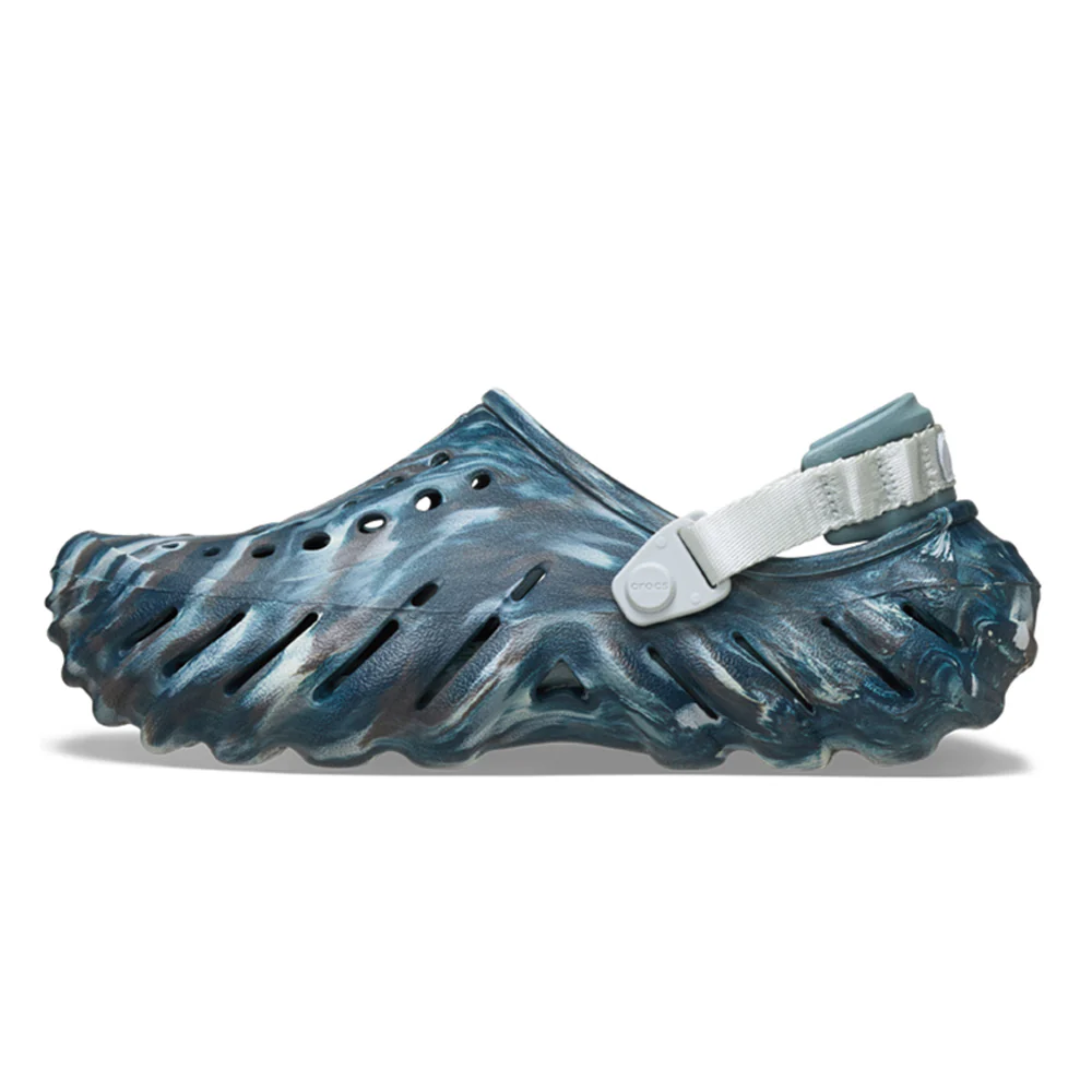 CROCS Echo Marbled Clog Unisex Lifestyle Shoes - Blue - M10/W12