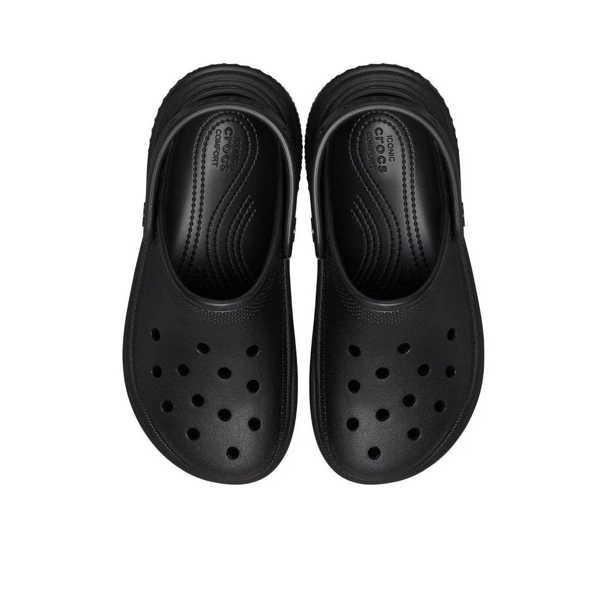 CROCS Stomp Clog Unisex Lifestyle Shoes - Black - US M10/W12