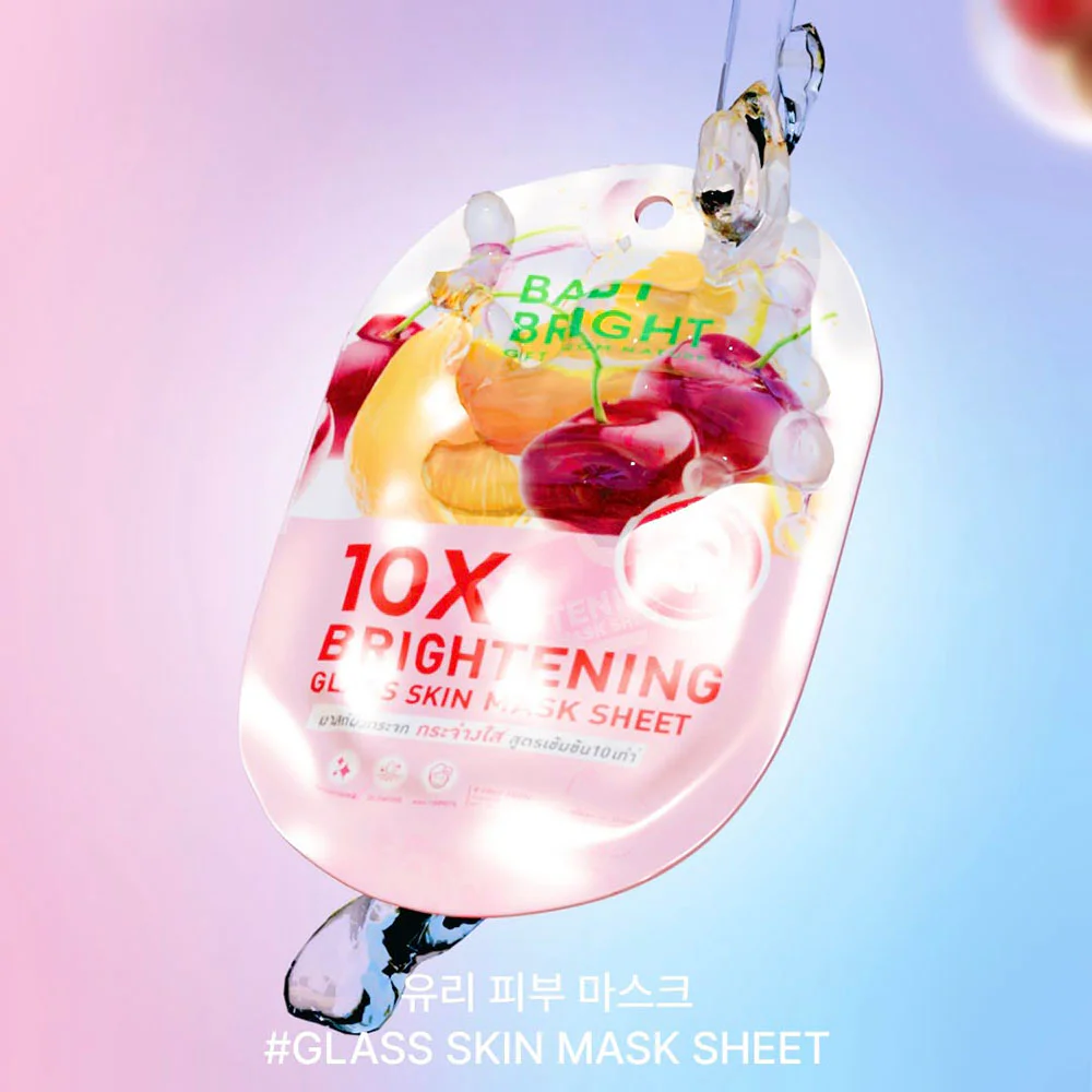 Baby Bright 10X Brightening Glass Skin Mask Sheet 20g