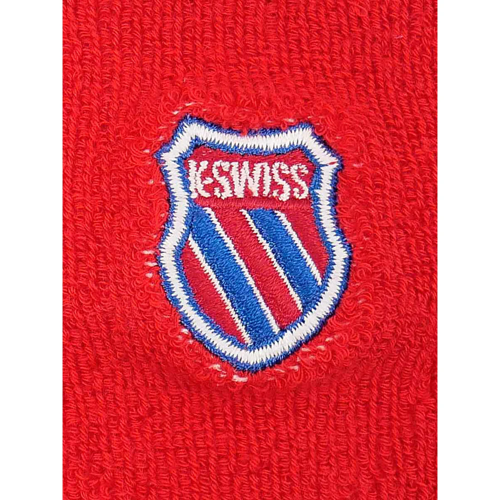 K-SWISS KSWFW24WBRED Unisex Wristbands - Red - ONE SIZE