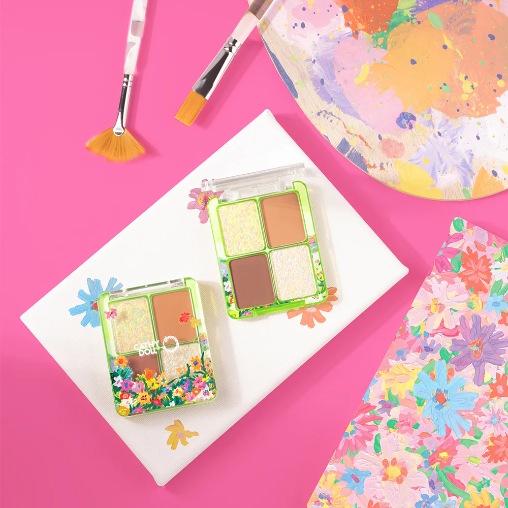 Cathy Doll Give.Me.Museums Blooming Eye Palette [1.8 г x 4Colors]