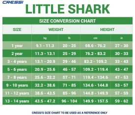 CRESSI Little Shark Jr Shorty Wetsuit Black/Pink 2mm - Black - Y 11