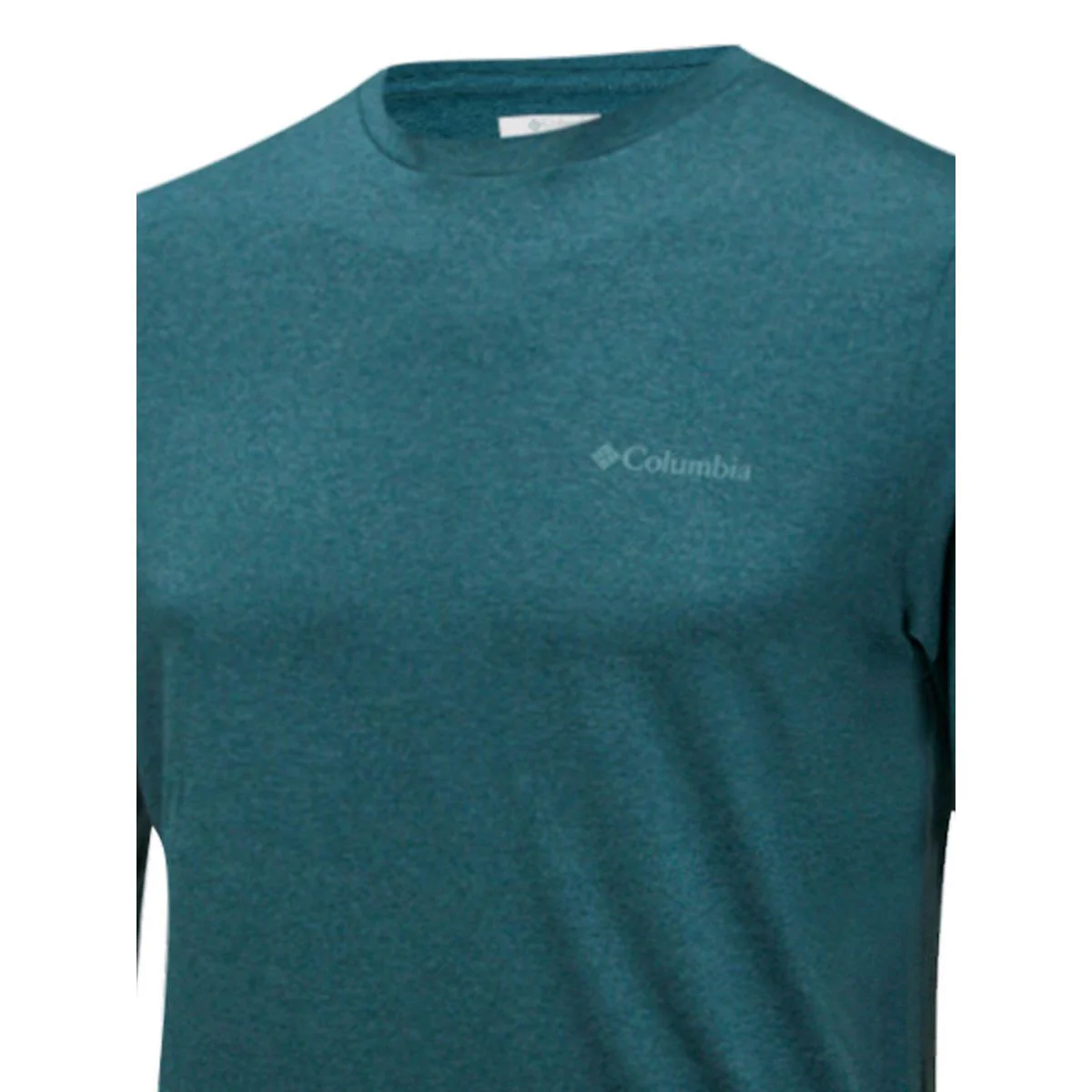 Мужской свитшот Columbia Tech Trail Long Sleeve Graphic Hiking — цвет зеленый, размер 2XL (американский размер)