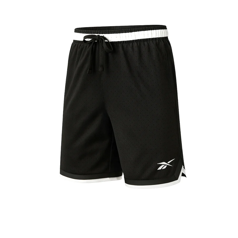 REEBOK Basketball 7" Transit Men's Training Shorts - Black - L (US SIZE)