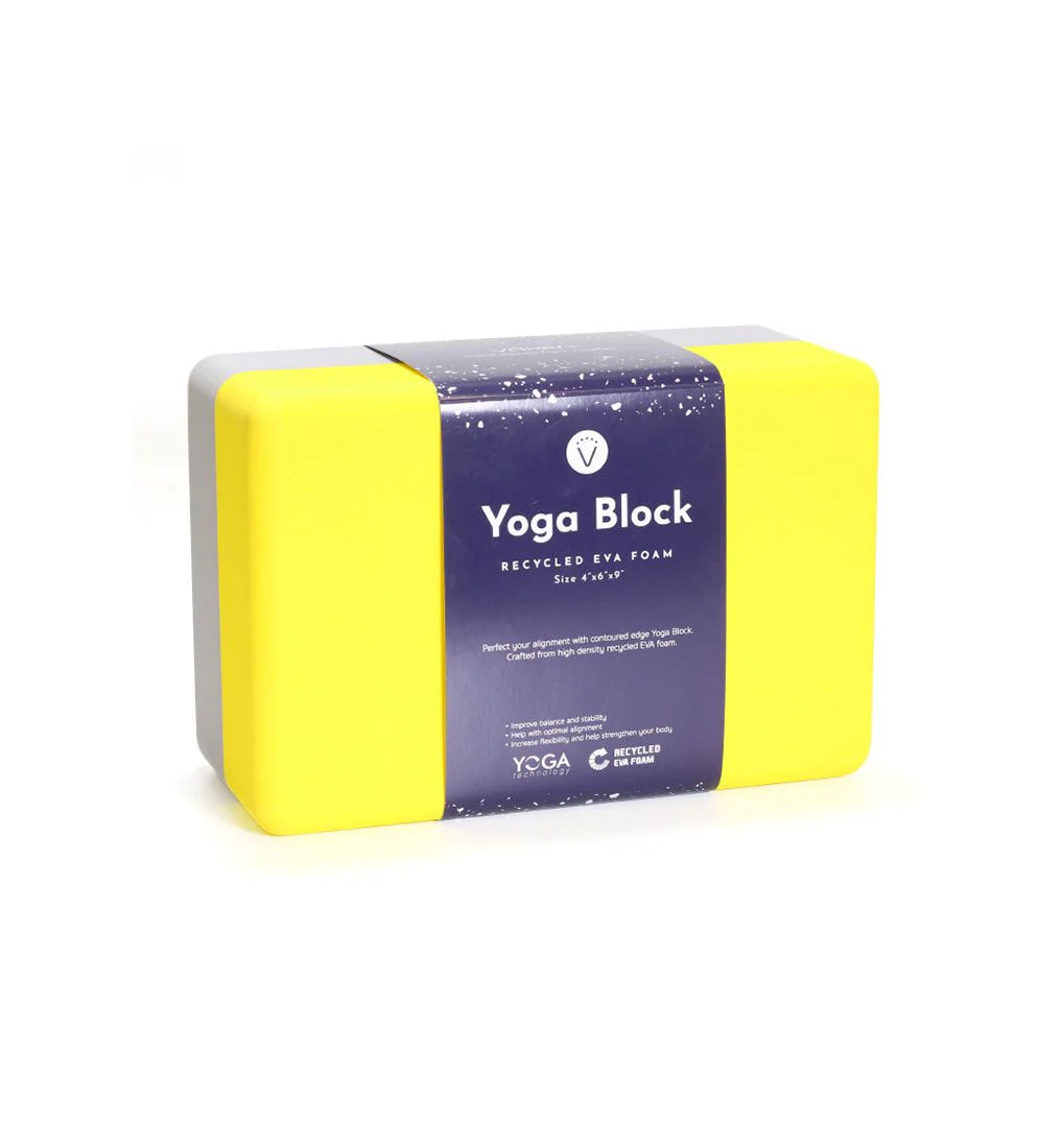 Vaken Recycled Foam Friendship Yoga Block — цвет желтый, размер единый размер
