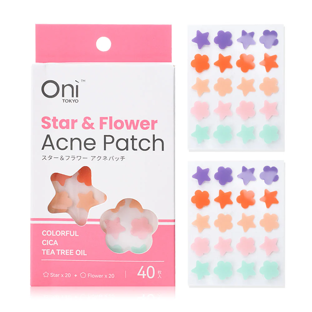 Oni Star & Flower Acne Patch 40 Dots — Flower Acne