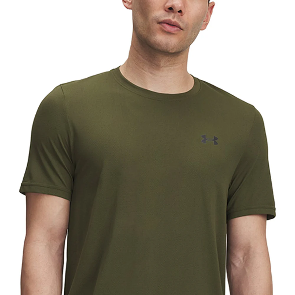 Мужская тренировочная футболка Under Armour Vanish Elite Seamless — цвет зеленый, размер L (американский размер)