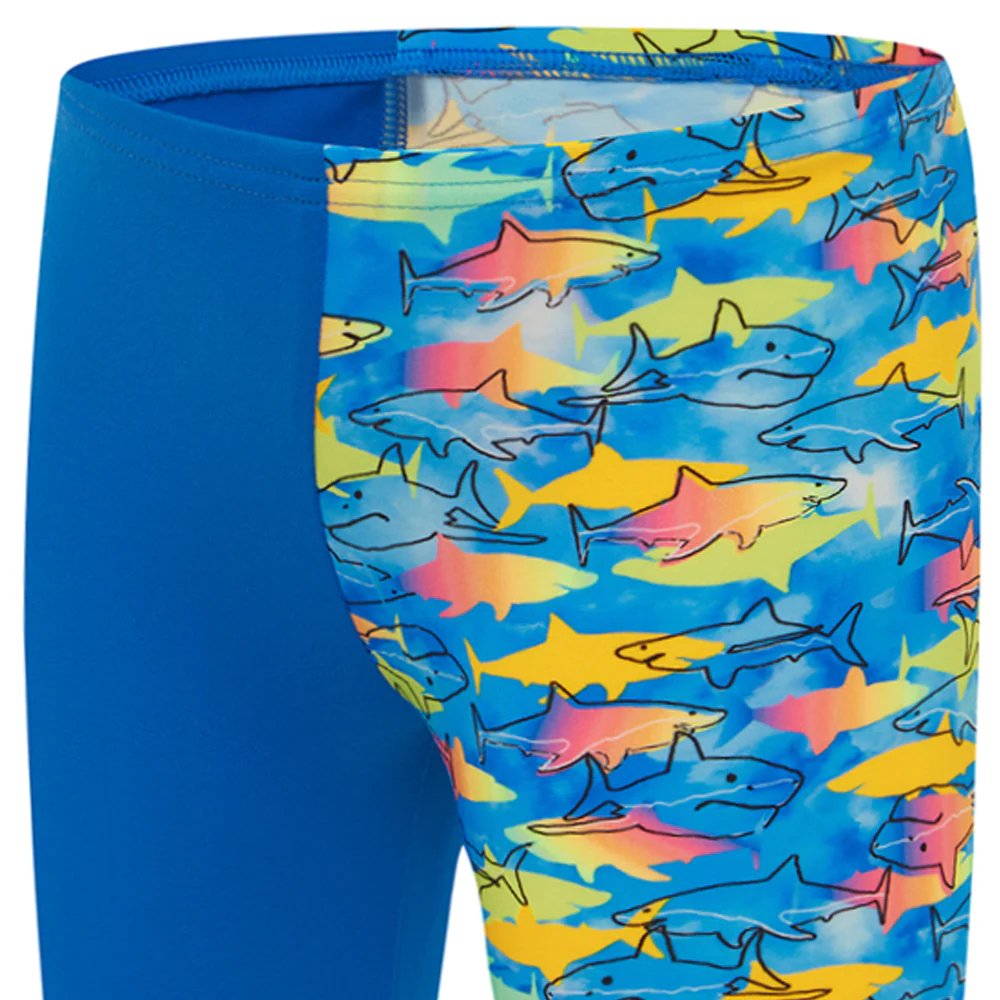 SPEEDO Under The Sea Jammer Boys Swim Shorts - Blue - 2 YEARS