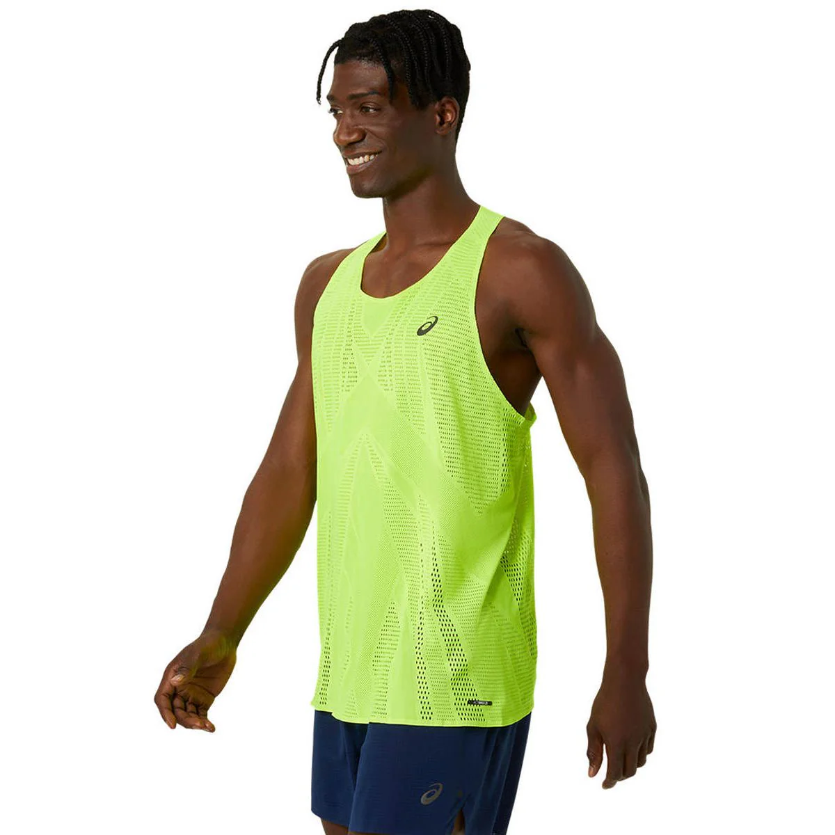 Asics Metarun Men's Running Tank — цвет желтый, размер L (американский размер)