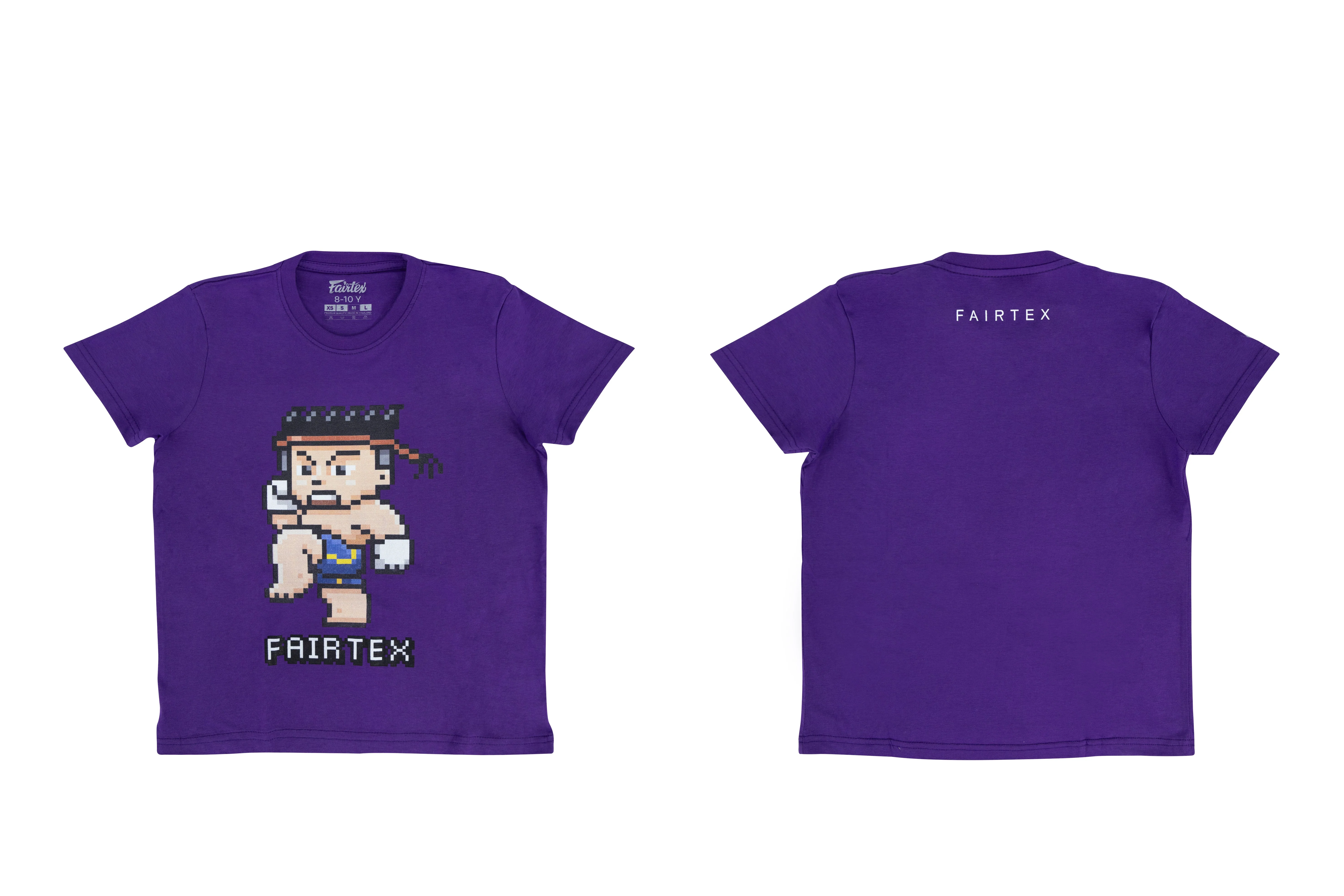 Fairtex Kids T-Shirts - TSTK08 - Purple - Purple - 10-12 yrs