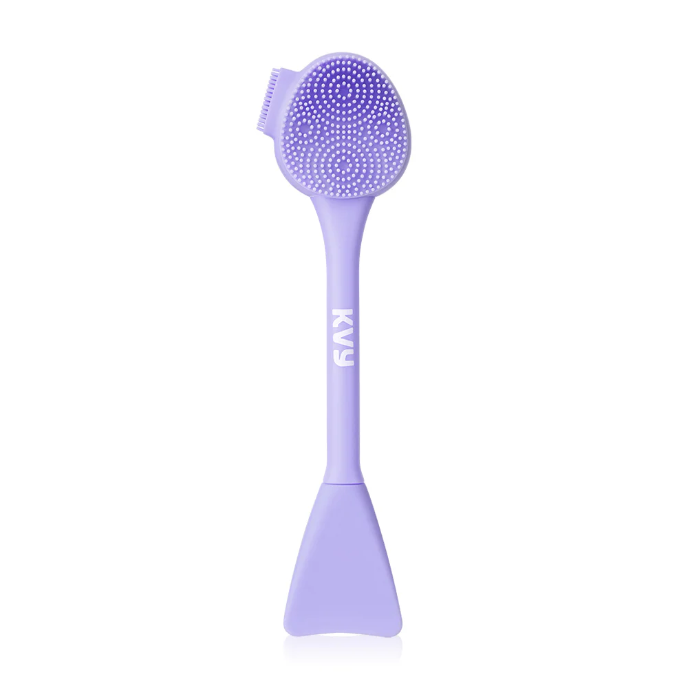 KVY Facial Cleansing Brush & Mask Applicator Fan Shape