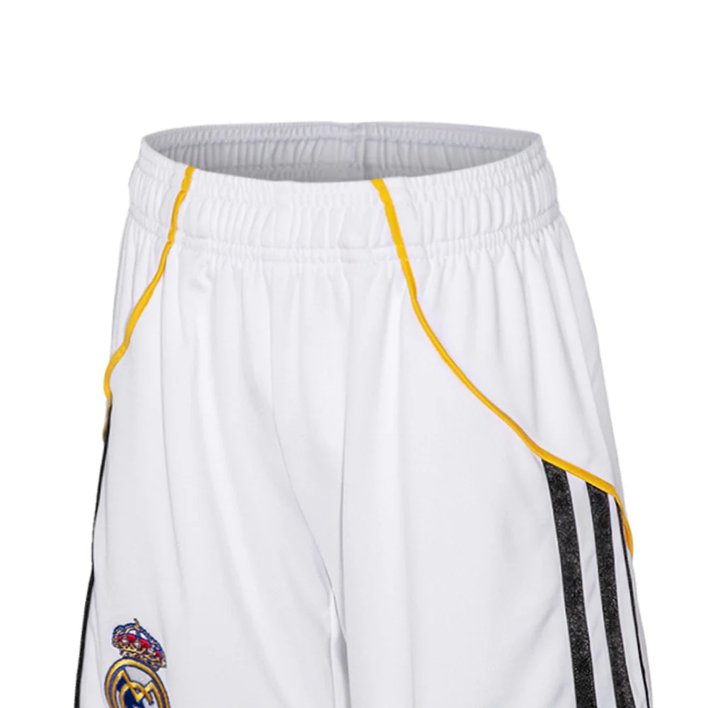 ADIDAS Kids Real Madrid Home 2025/26 Football Shorts - White - 128 CM