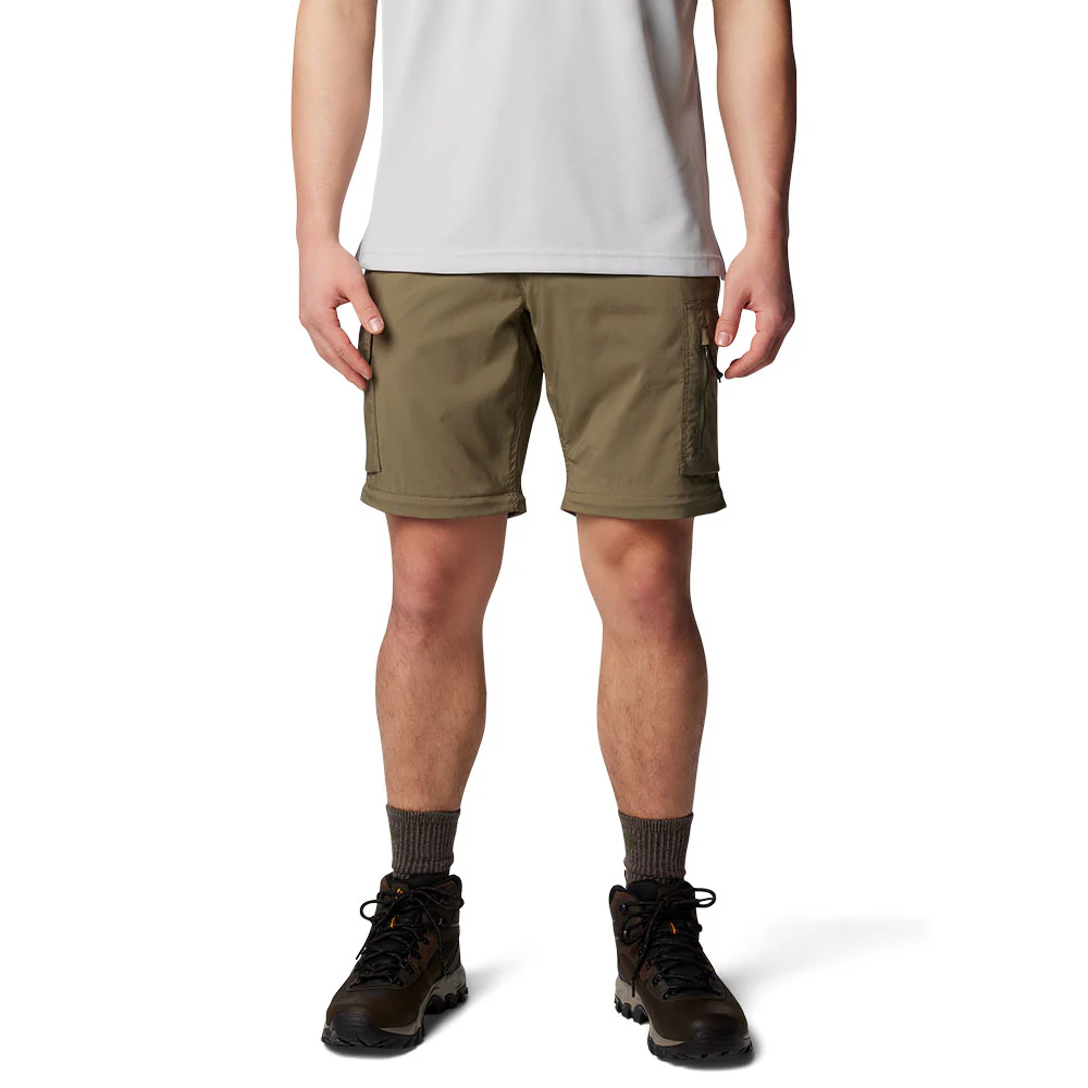 Мужские брюки Columbia Silver Ridge™ Utility Convertible Hiking — цвет зеленый, 30 Inches