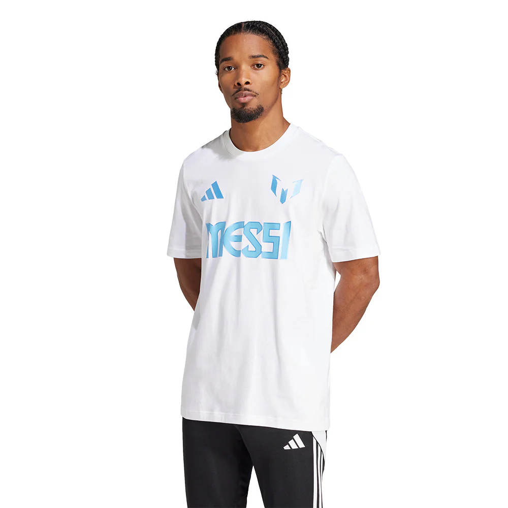 ADIDAS Messi Name and Number Graphic Men's Football T-Shirt