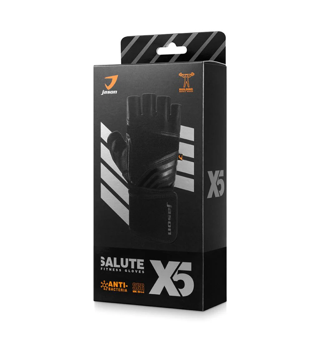 JASON X-Salute V Women's Training Gloves - Black - M (US SIZE)