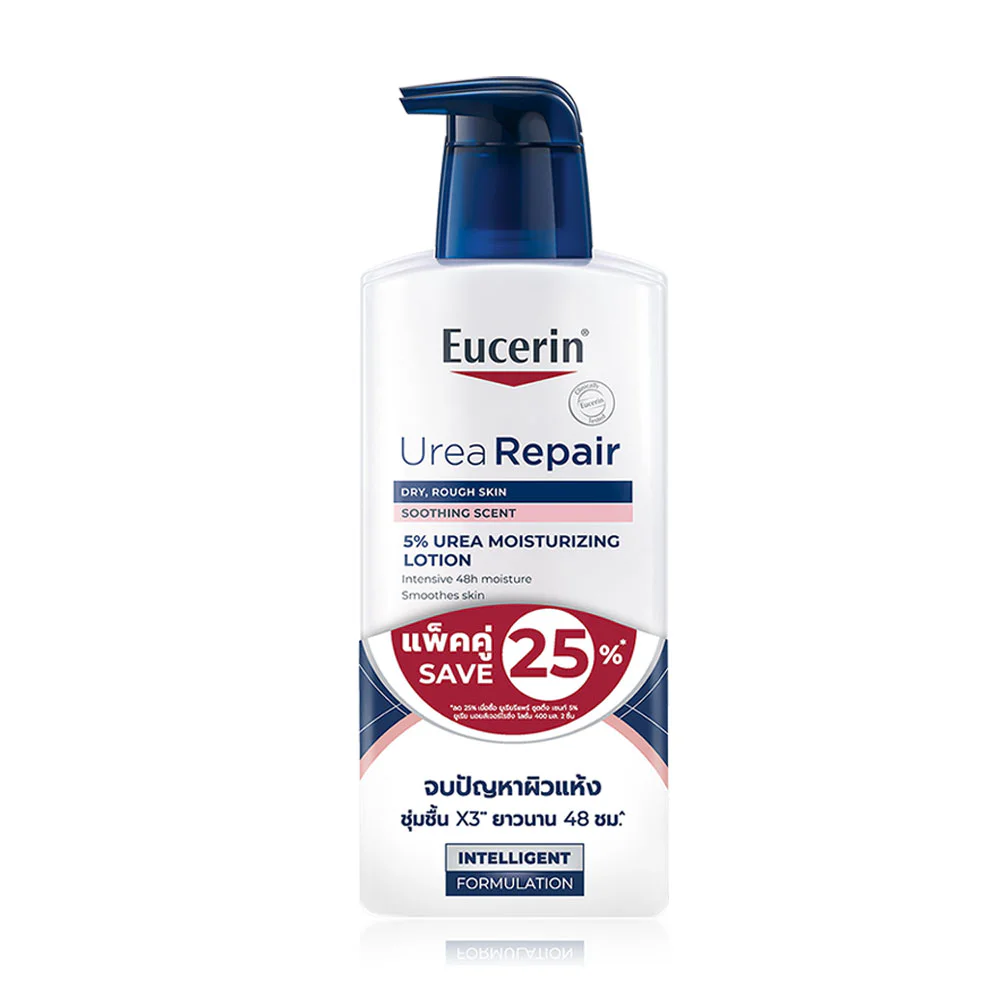 Eucerin [Save 25%] UreaRepair Soothing Scent 5% Urea Moisturizing Lotion [400ml x 2pcs]