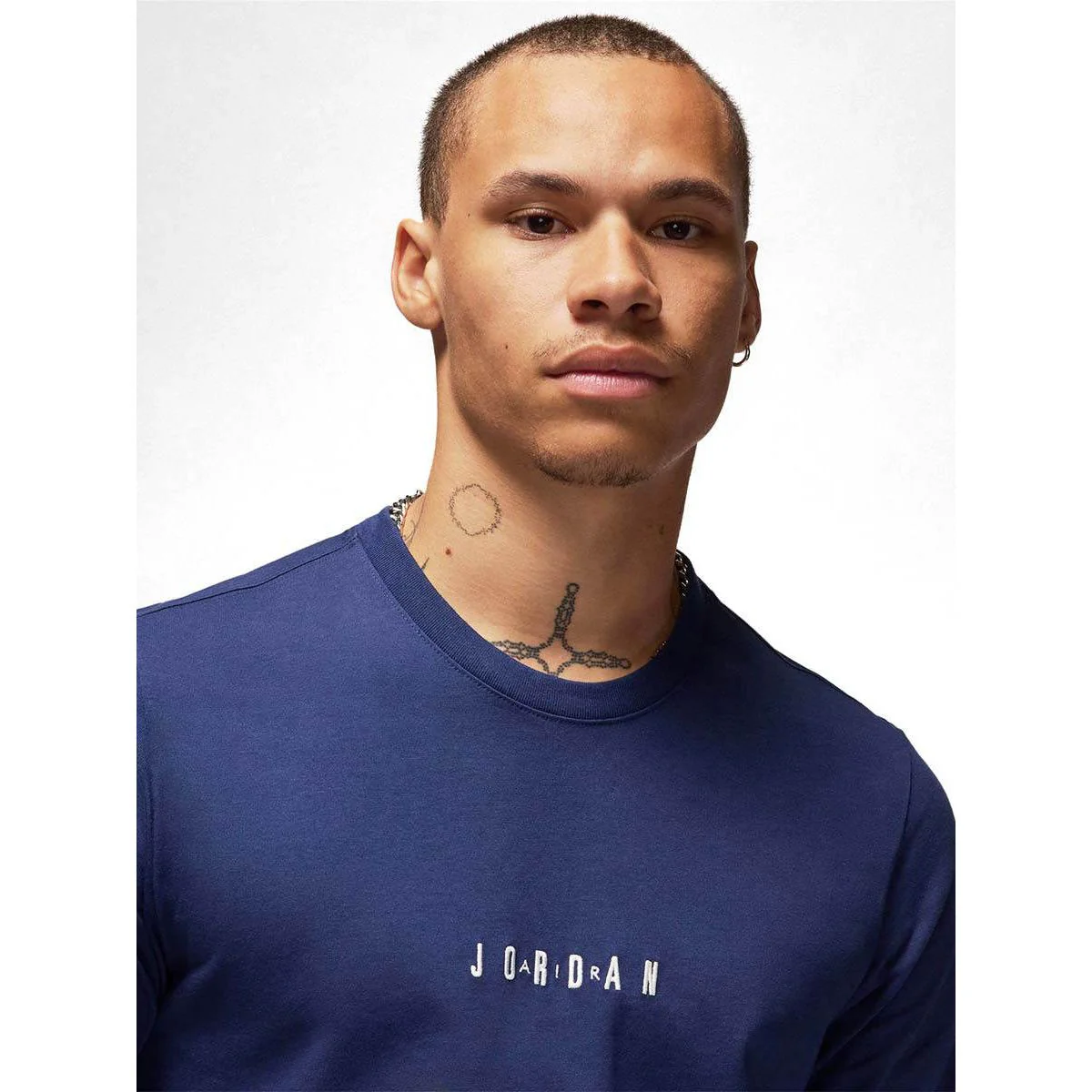 Мужская футболка Nike Jordan Air Basketball — цвет синий, размер 2XL (американский размер)