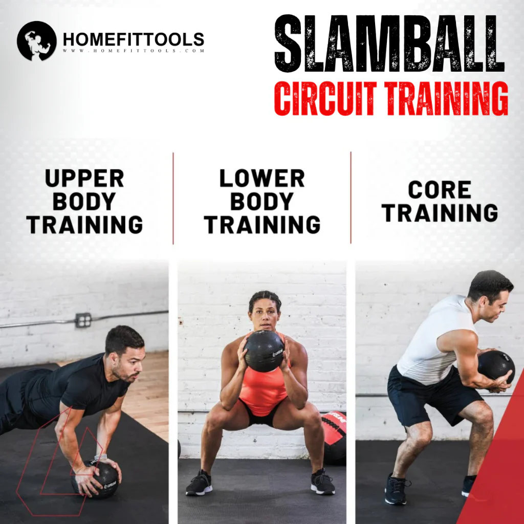 ลูกบอลทุ่มน้ำหนัก Slam Ball - Homefittools - Black - 10 KG