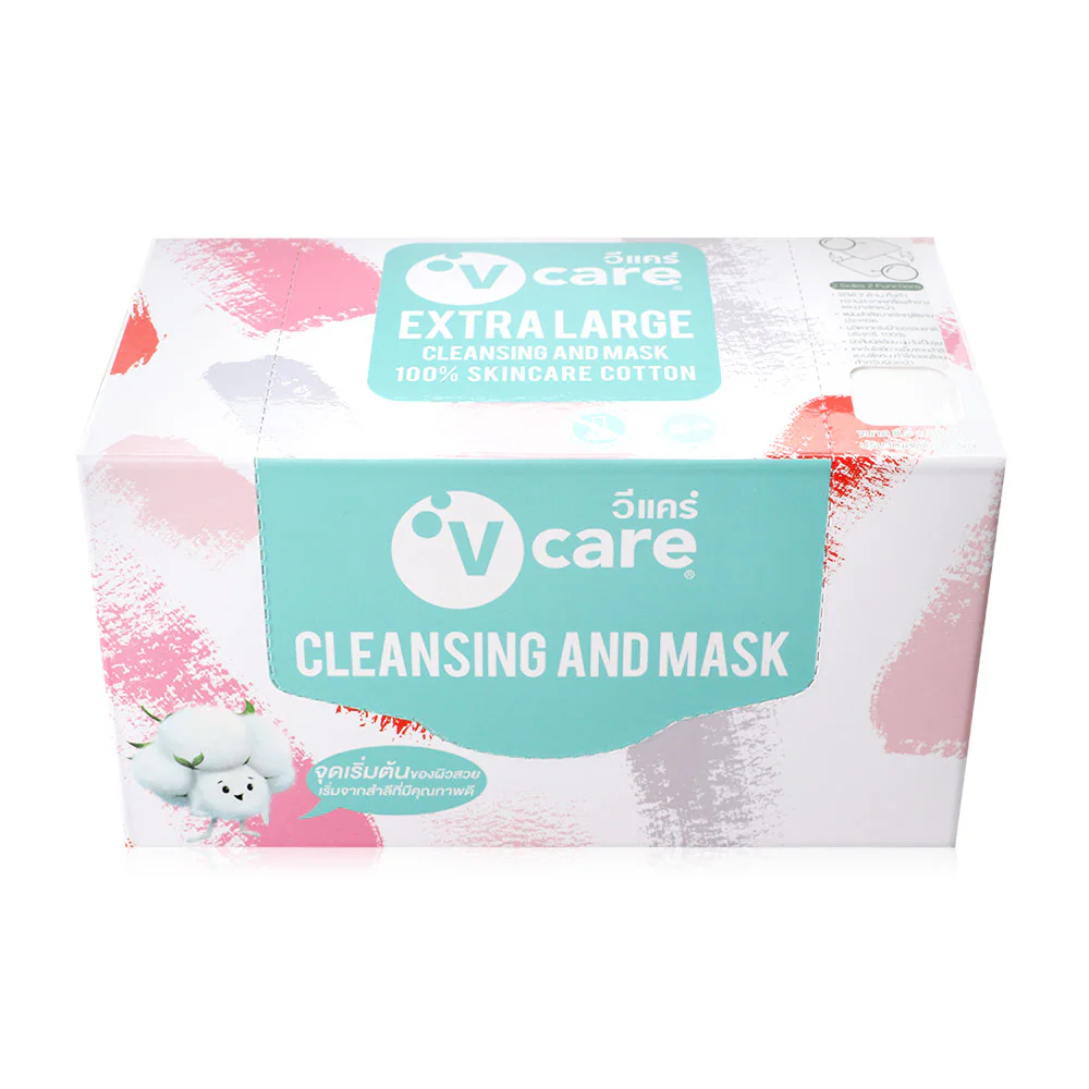 V care Extra Large Cotton Pad 60 pcs