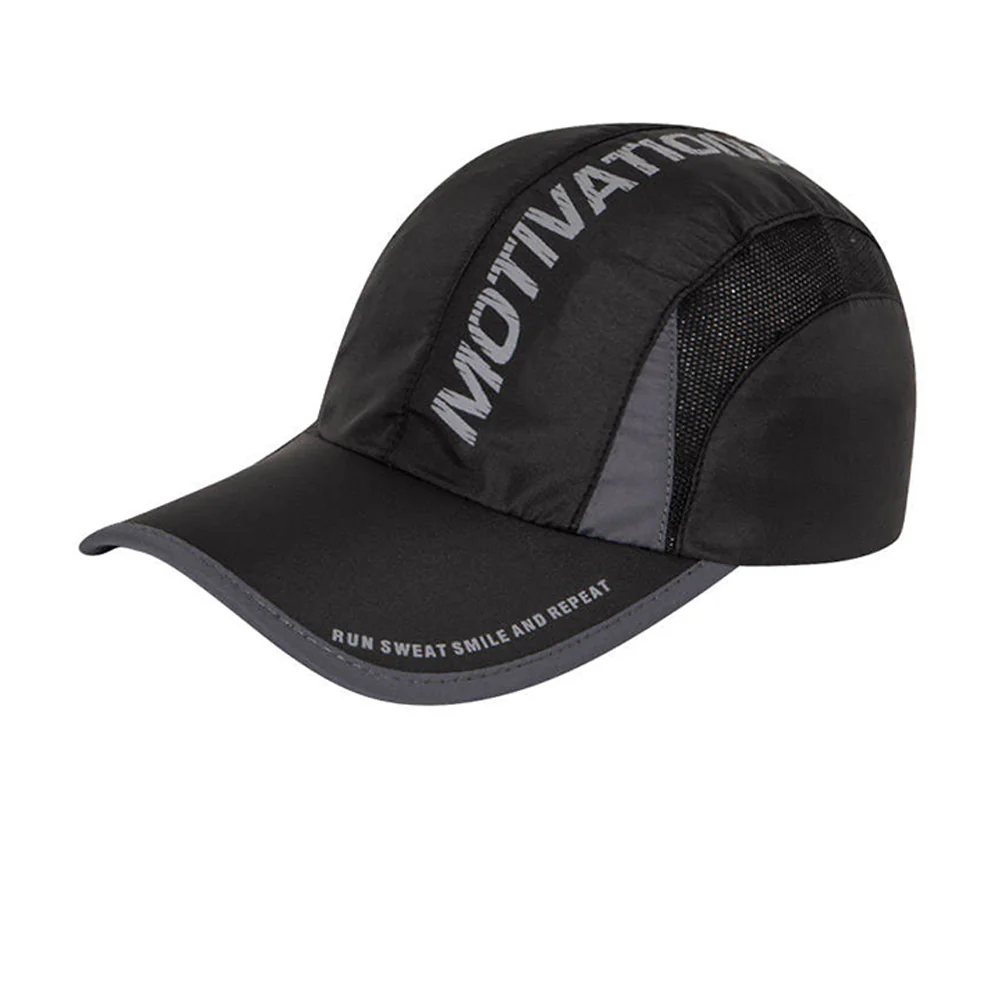 SPIKE SPQ124RNACCAP01 Unisex Running Cap - Black - ONE SIZE