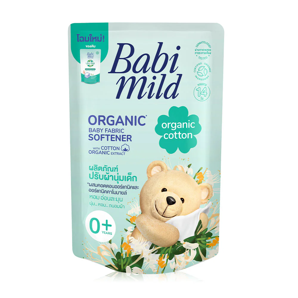 Babi Mild Organic Baby Fabric Softener Organic Cotton — Organic Cotton, 570 мл
