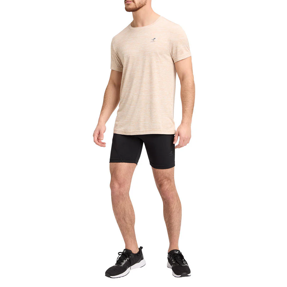 Мужская тренировочная футболка Energetics Telly — цвет кремовый, размер 2XL (EU SIZE)