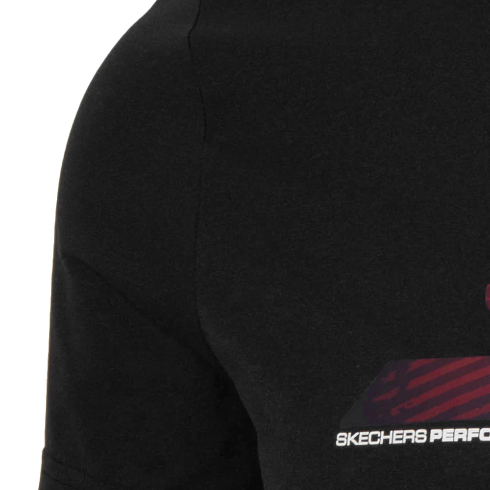 SKECHERS Sports Men's Training T-Shirt - Black - 2XL (US SIZE)