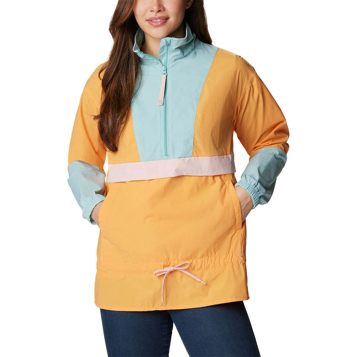 Женская куртка Columbia Bondless Trek Anorak — цвет оранжевый, размер L (американский размер)