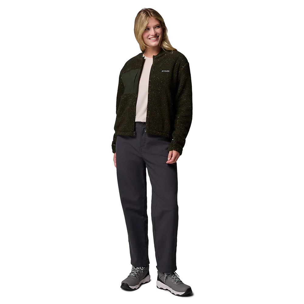 COLUMBIA Stellar Path™ Fleece Bomber Full Zip Women's Jacket - Green - 2XL (US SIZE)