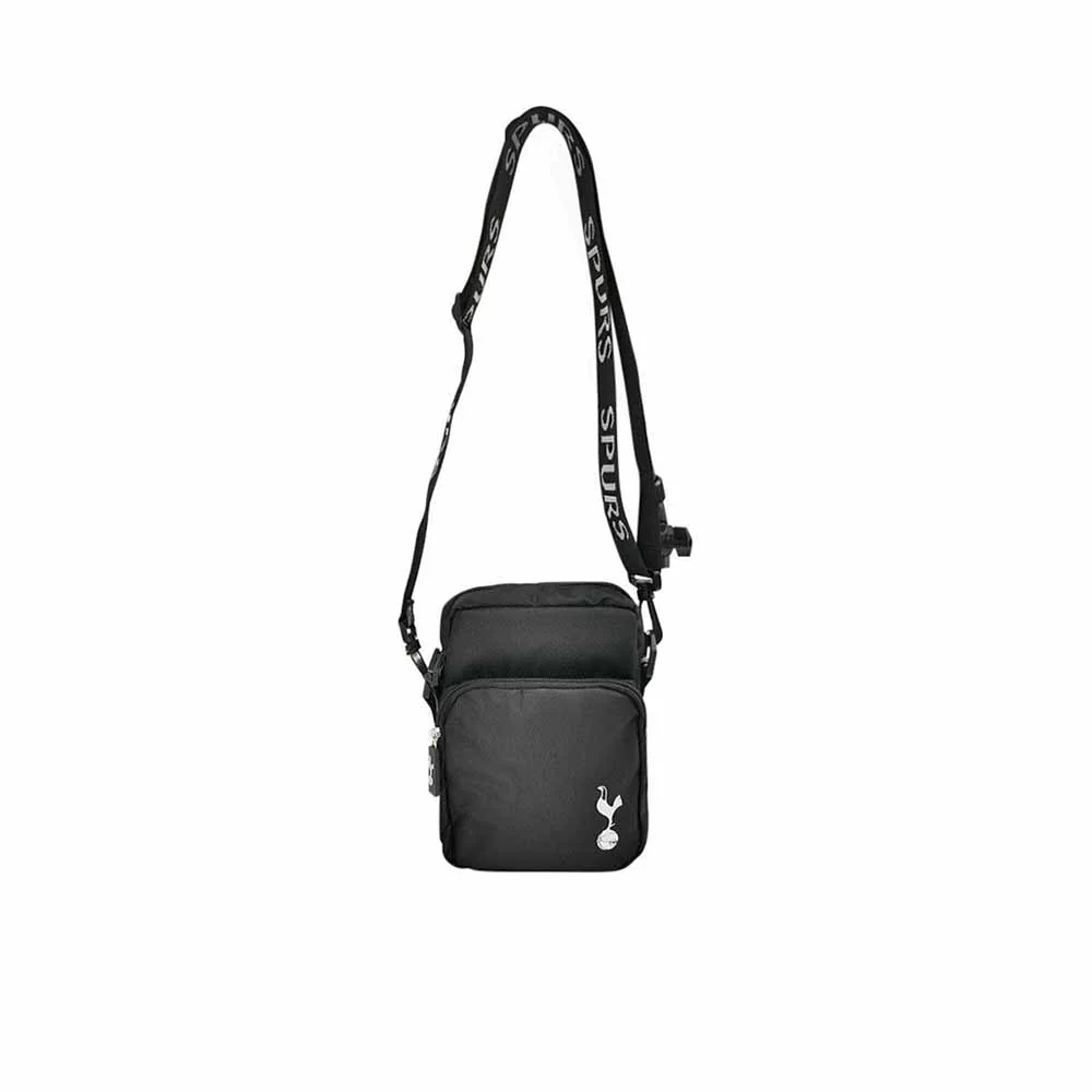 SPURS Recycled Fabric Unisex Crossbody Bag - Black - ONE SIZE